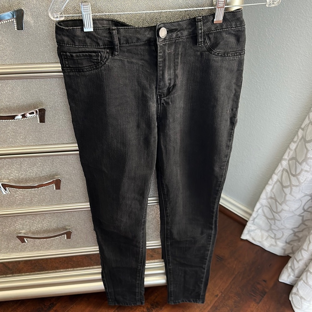 Size 6 high rise black leggings jeans